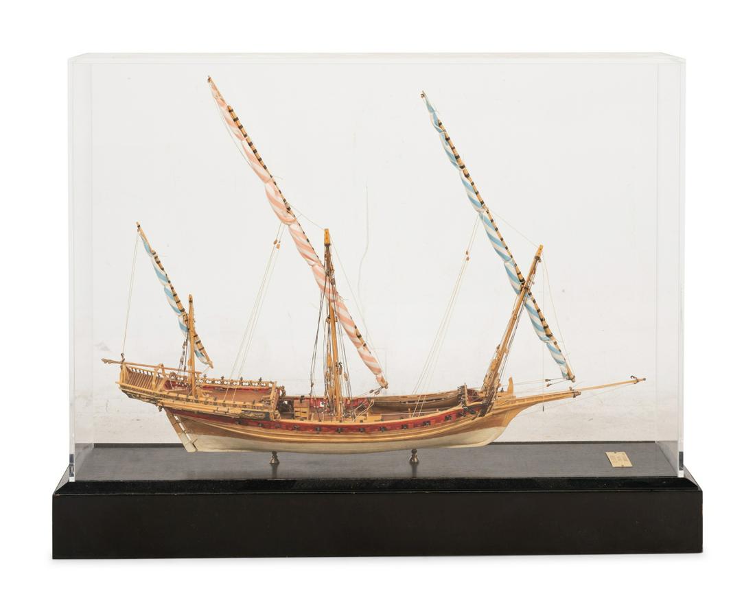 A Cased Model of Le Chebec (1 of 4)