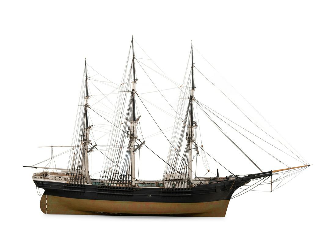 A Model of a Three-Mast Ship (1 of 5)