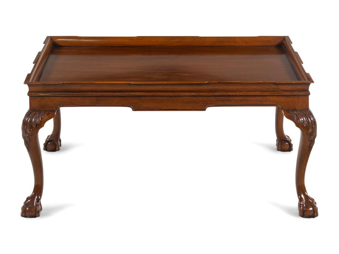 A Kittinger Georgian Style Mahogany Cocktail Table (1 of 3)