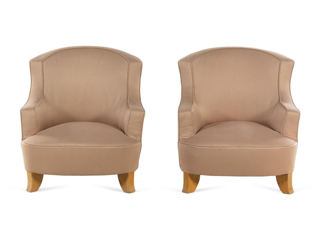 A Pair of Art Deco Style Armchairs (1 of 2)
