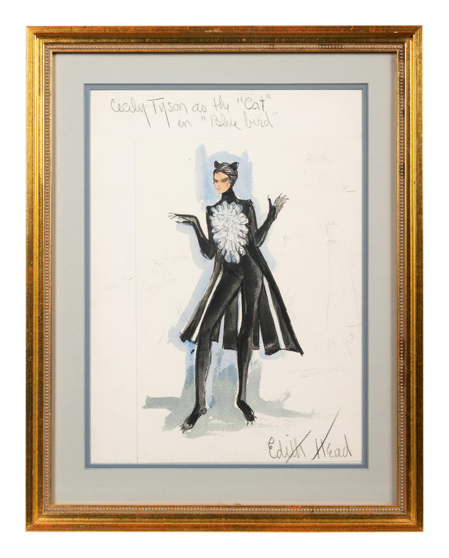 Edith Head Costume Illustration for Cicely Tyson in (1 of 7)