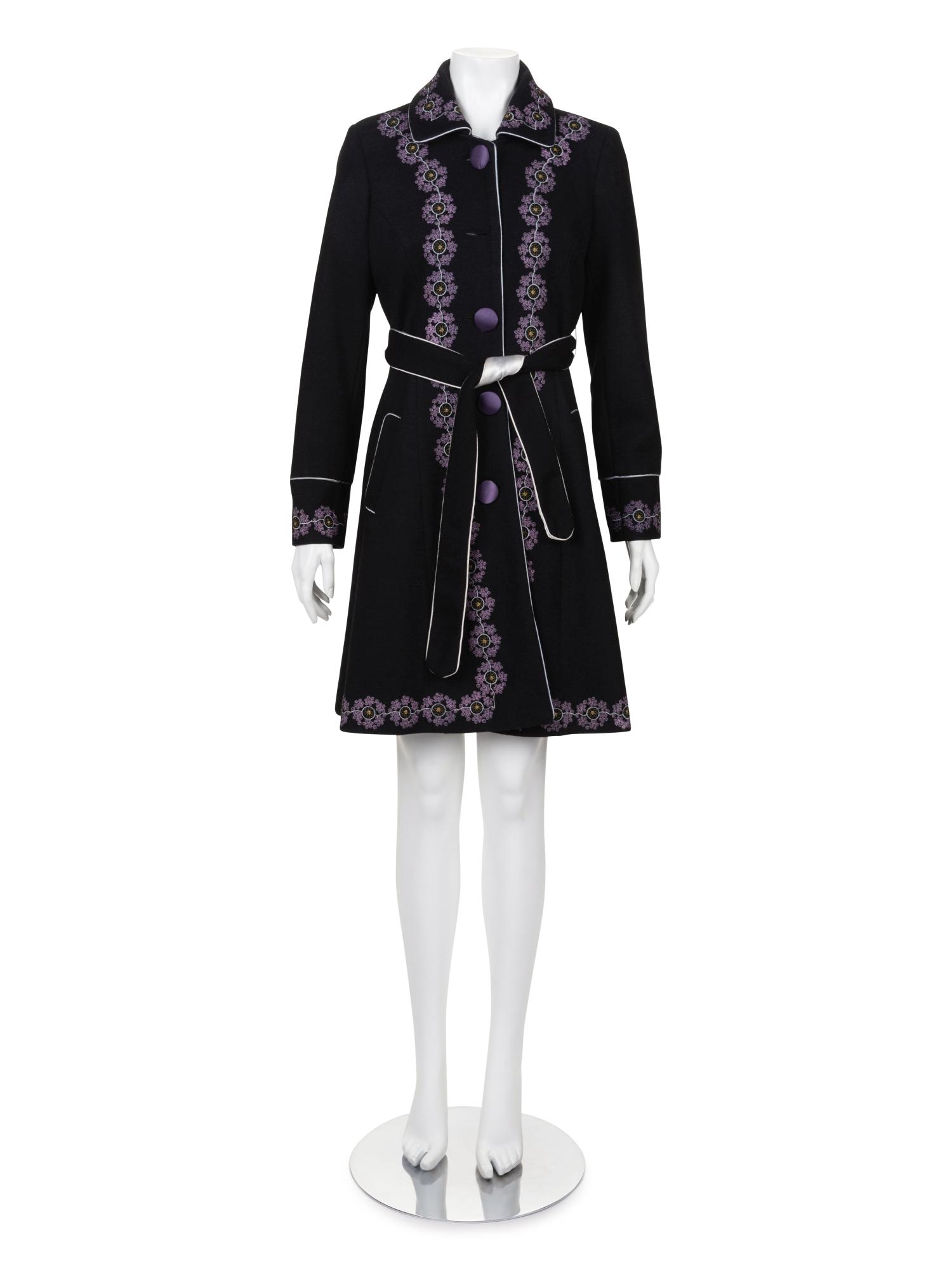 Chloe Embroidered Wool Coat, 1970s (1 of 5)