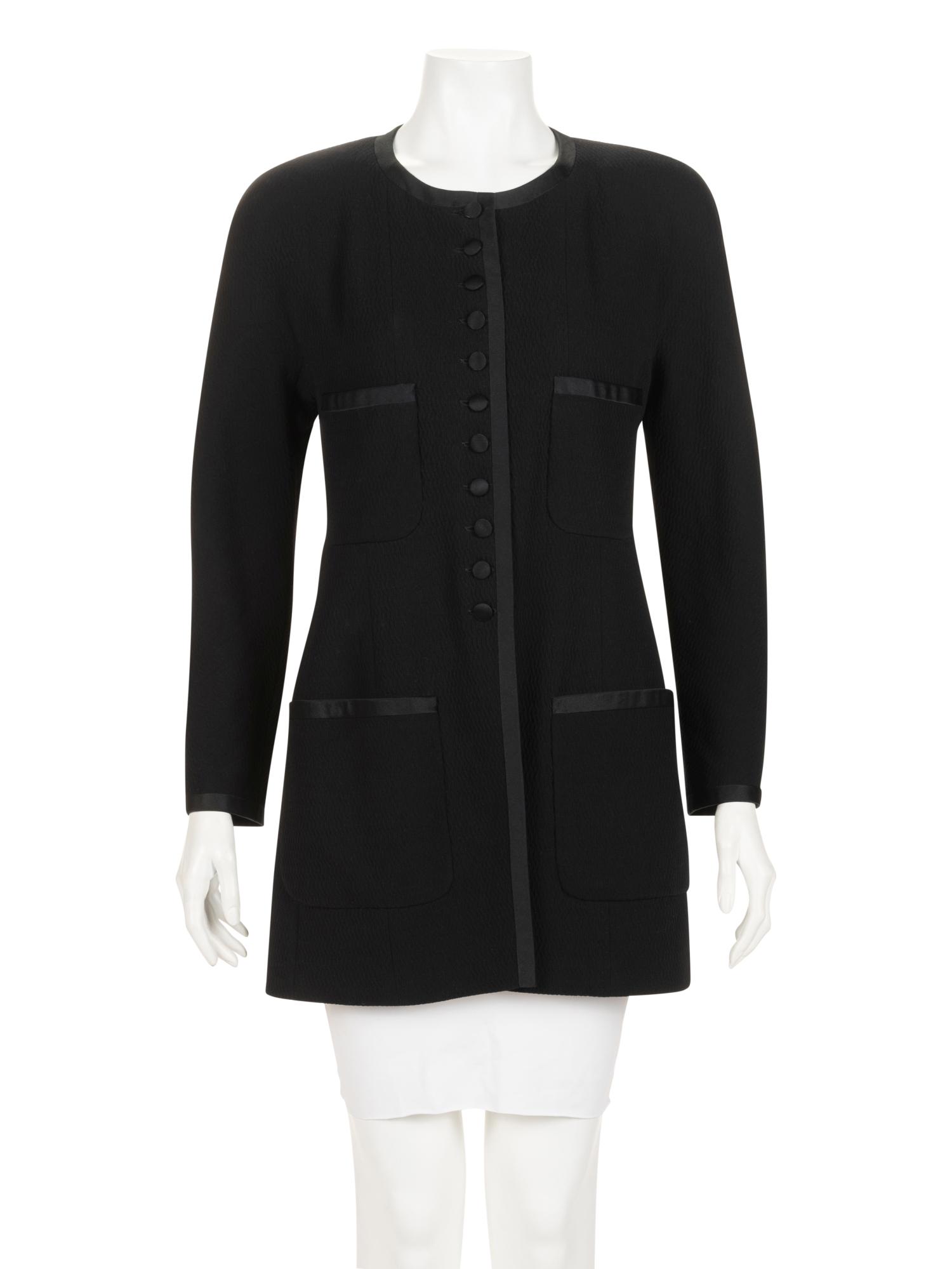 Chanel Satin Trimmed Jacket, 1980s (1 of 3)