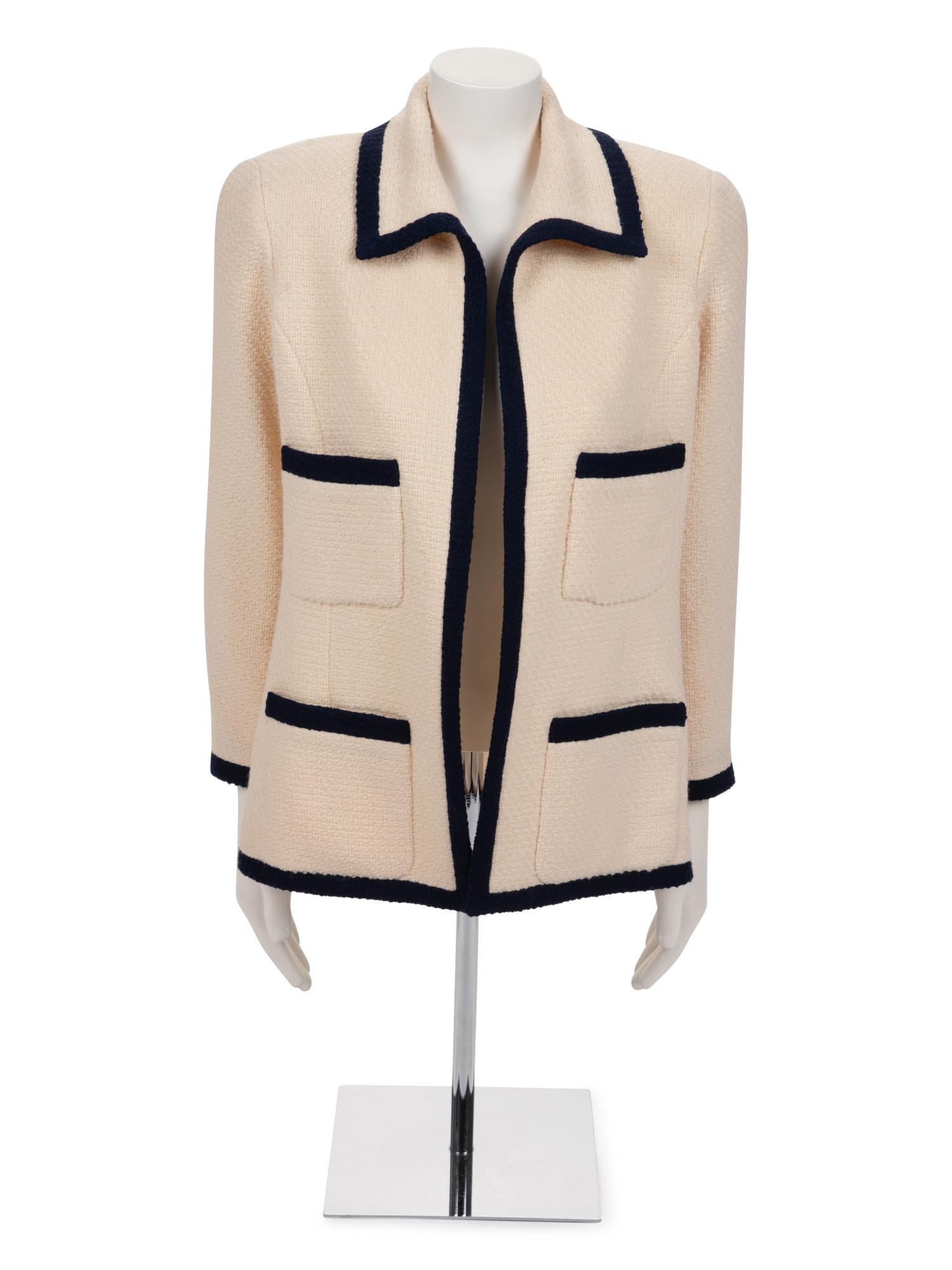 Chanel Wool Tweed Jacket with Braided Trim, 1990s (1 of 5)