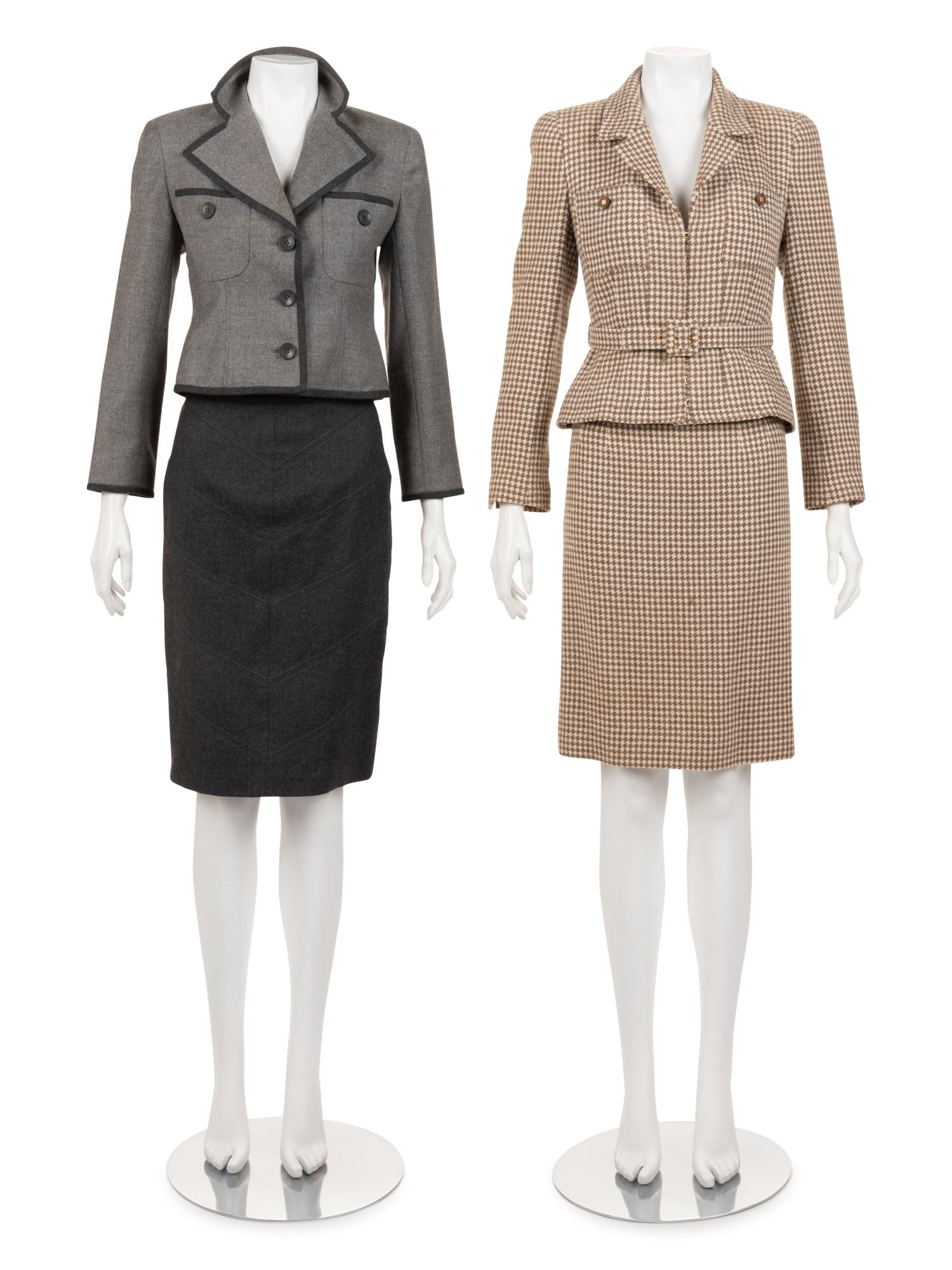Two Designer Two-Piece Skirt Suits: One Chanel, One (1 of 6)