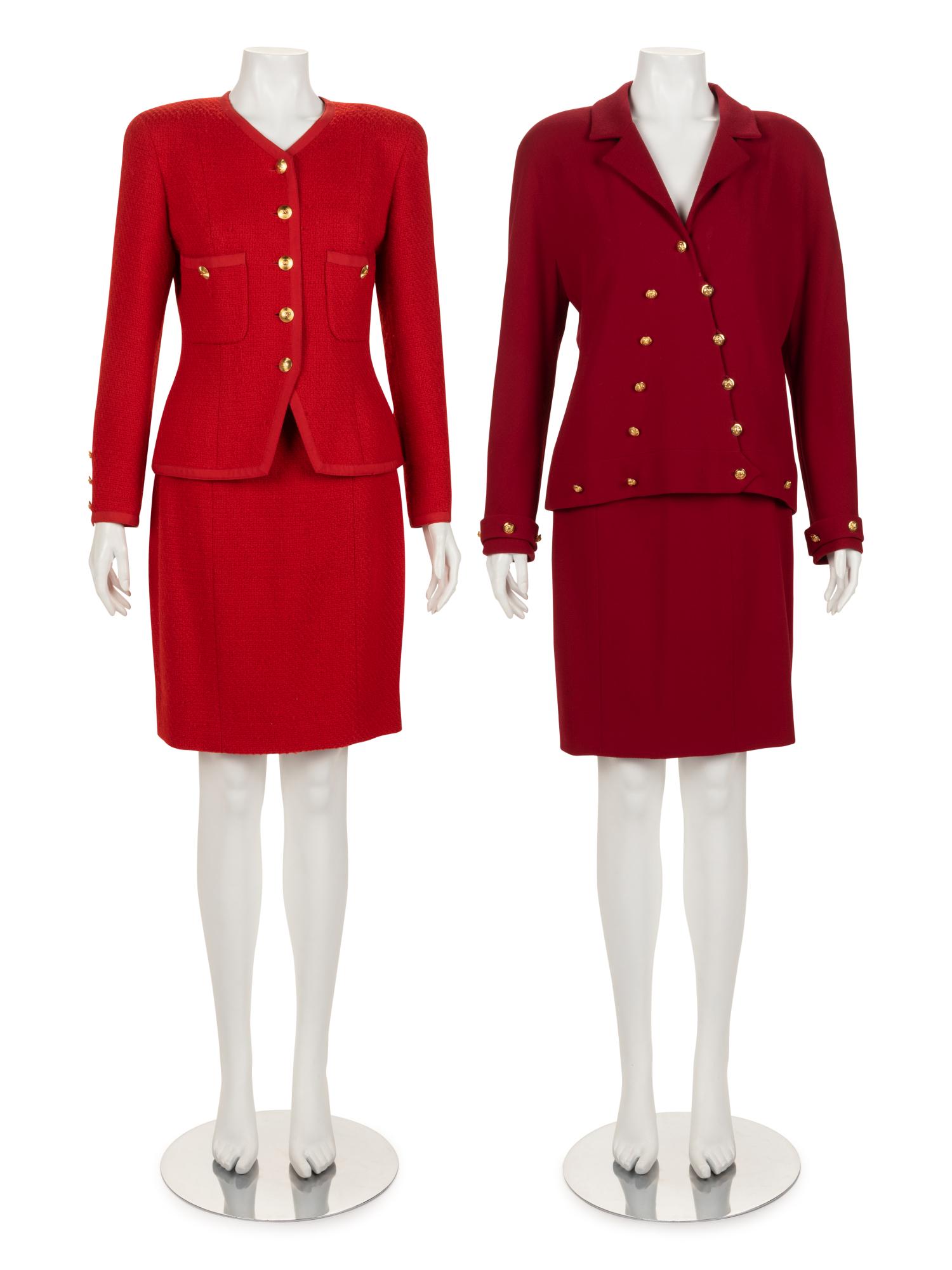 Two Chanel Two-Piece Skirt Suits, Late 1980s (1 of 8)