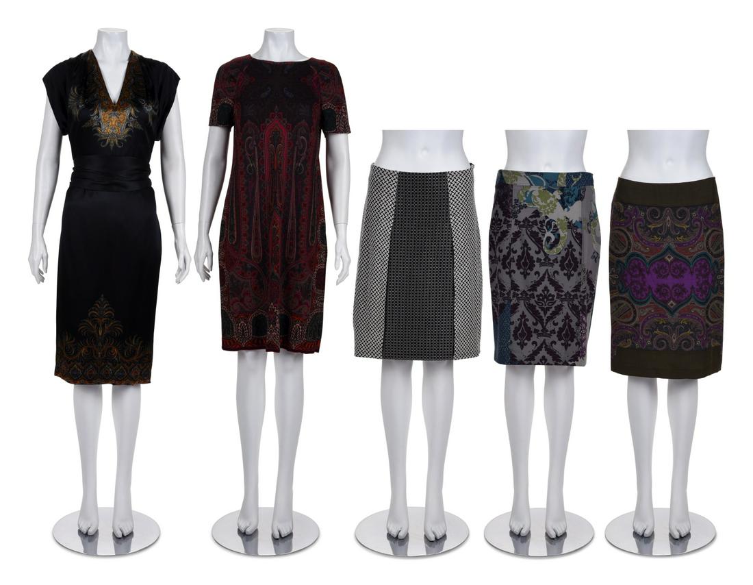 Five Etro Items: Two Dresses, and Three Skirts (1 of 10)