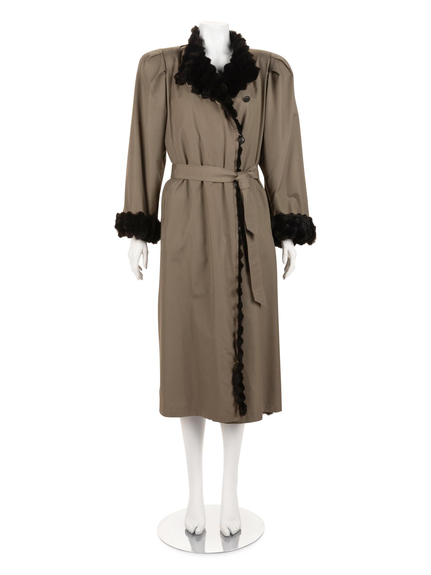 Two Outer Coats, One Unlabeled and One Yves Saint (1 of 9)