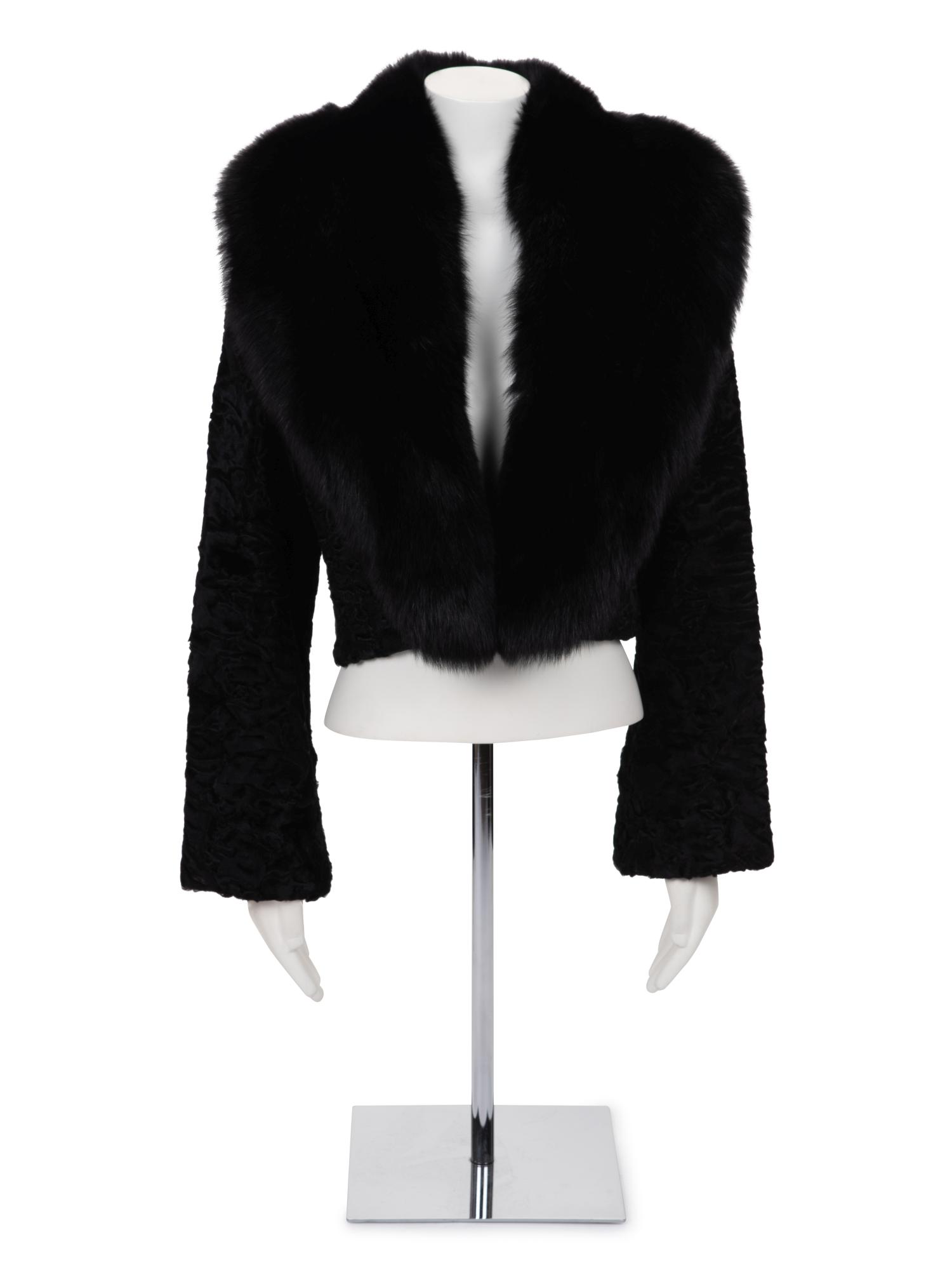 Dolce & Gabbana Fox Fur and Broadtail Jacket (1 of 5)