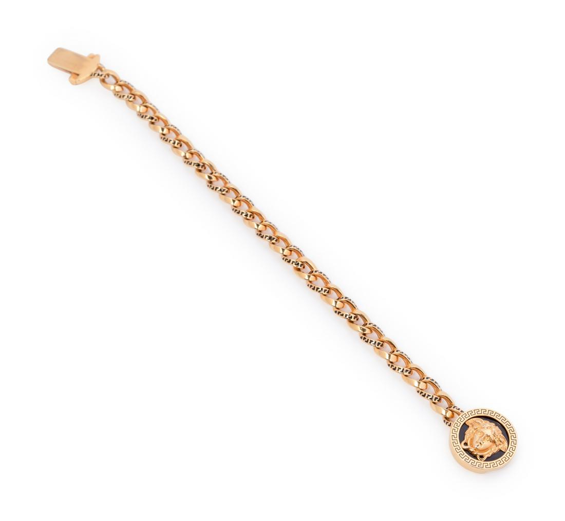 Gianni Versace Men's Gold Plated Chain Bracelet, 2001 (1 of 3)