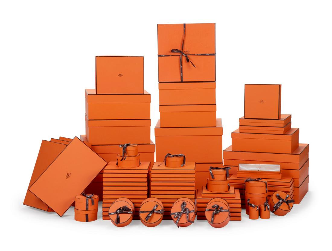 Collection of 79 Assorted Hermes Boxes (1 of 2)