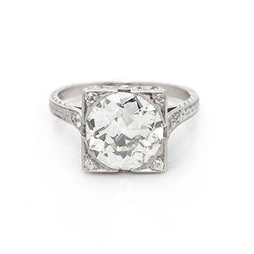 ART DECO, DIAMOND RING (1 of 5)