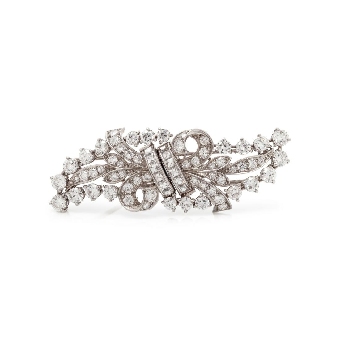 TIFFANY & CO., DIAMOND DOUBLE CLIP/BROOCH (1 of 3)