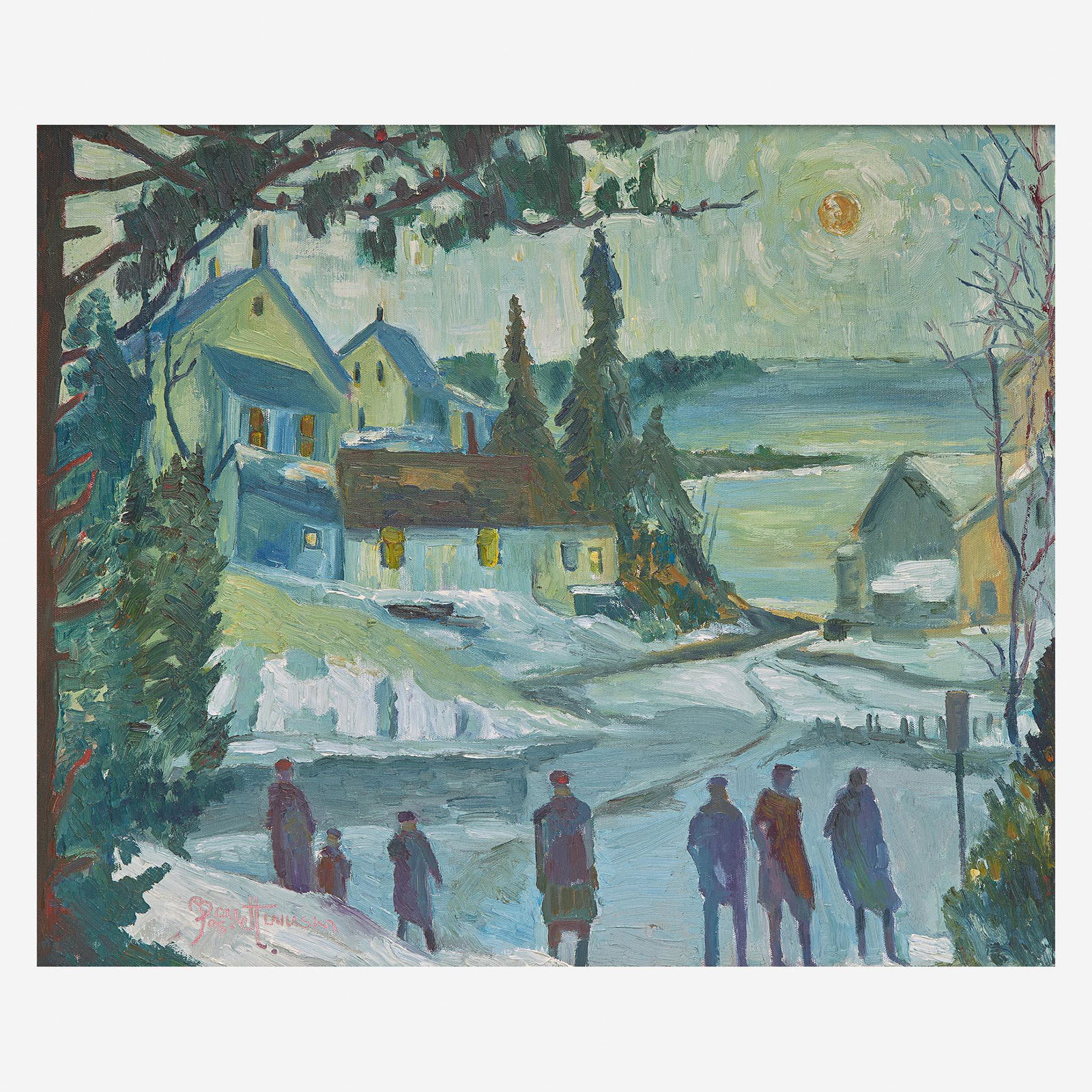 Joseph Barrett (American, B. 1936) Near the Delaware (1 of 2)