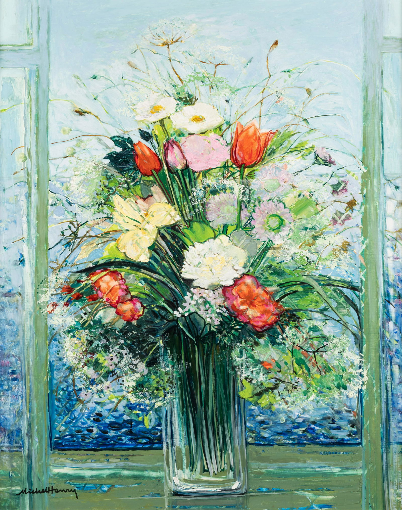 Michel Henry (French, 1928-2016) Bouquet Printanier (1 of 4)