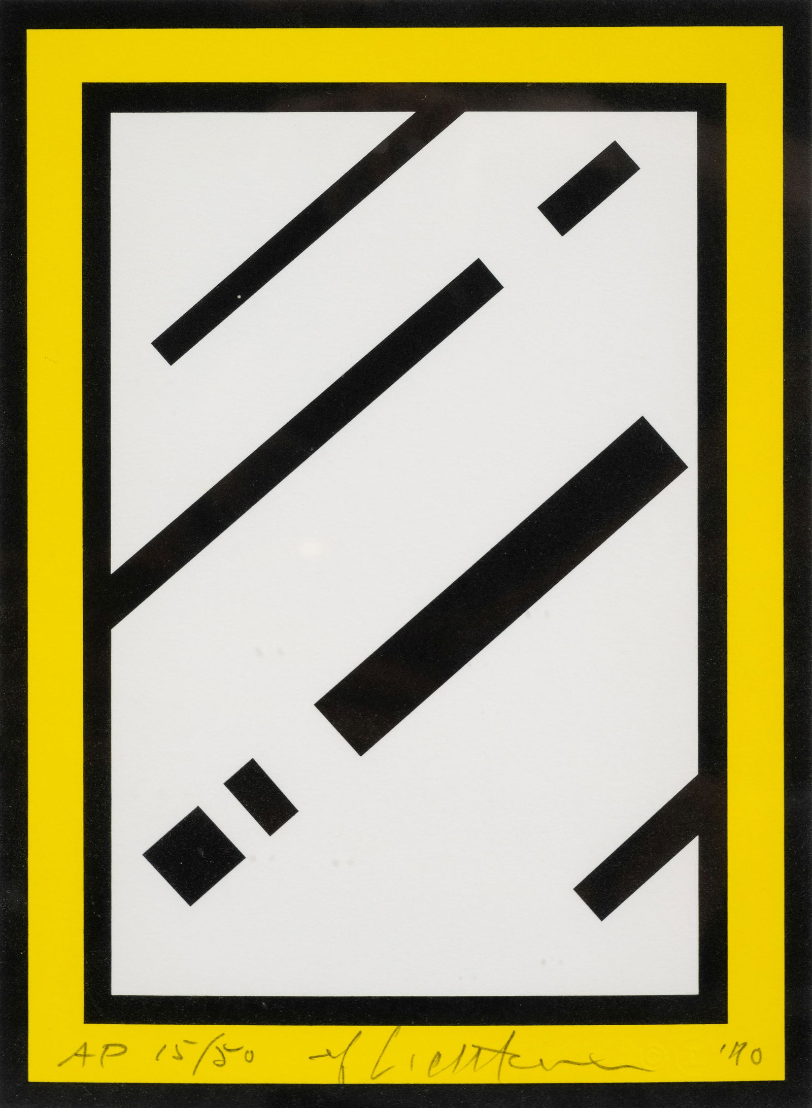 Roy Lichtenstein (American, 1923-1997) Mirror (from (1 of 4)