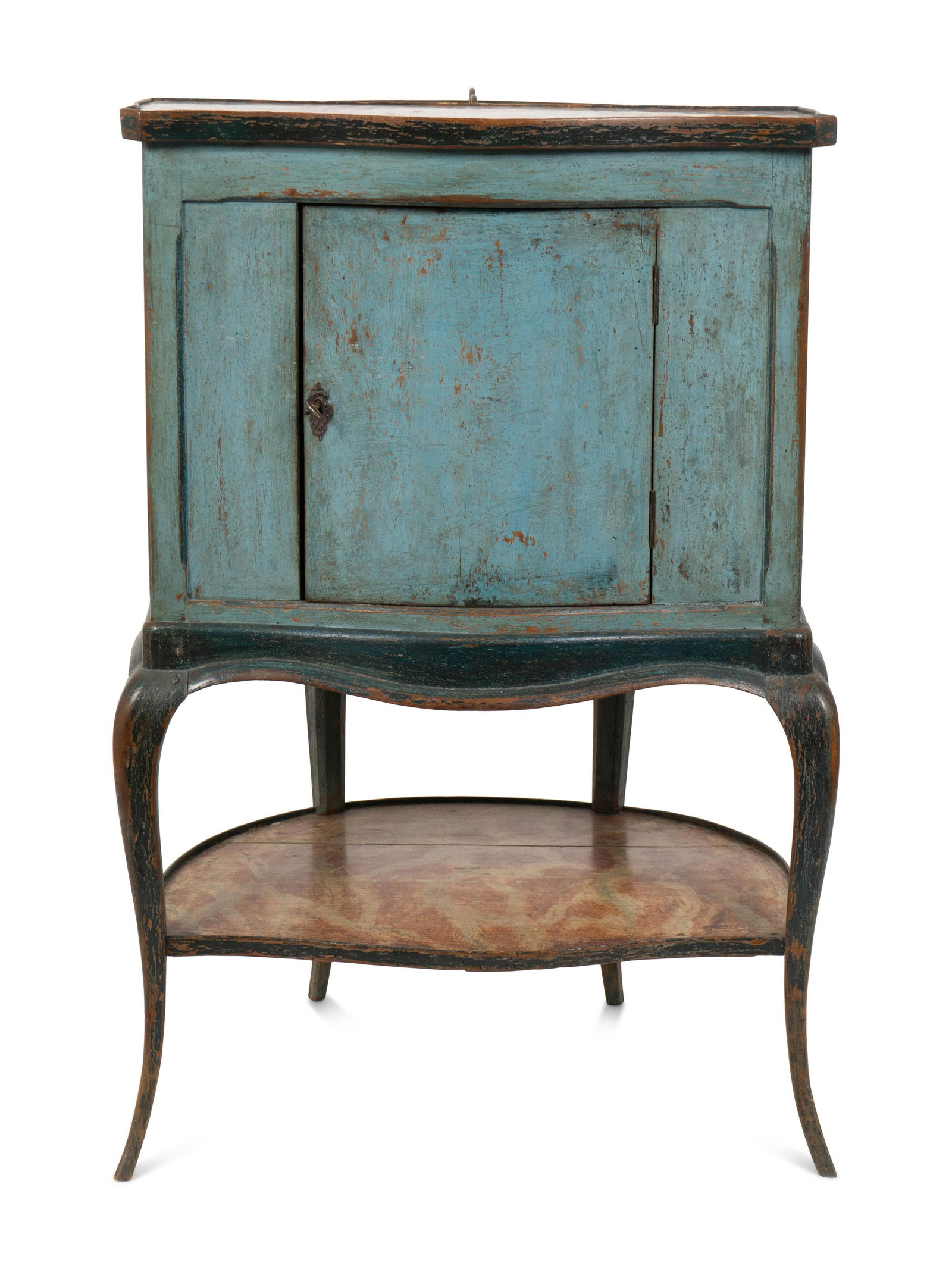 An Unusual Louis XV Provincial Blue-Painted (1 of 5)