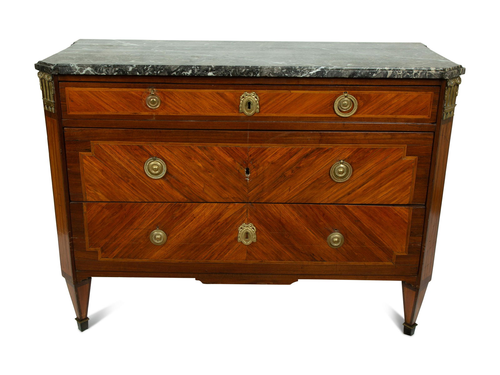 A Louis XVI Style Gilt Bronze Mounted Commode 18TH CENT (1 of 4)