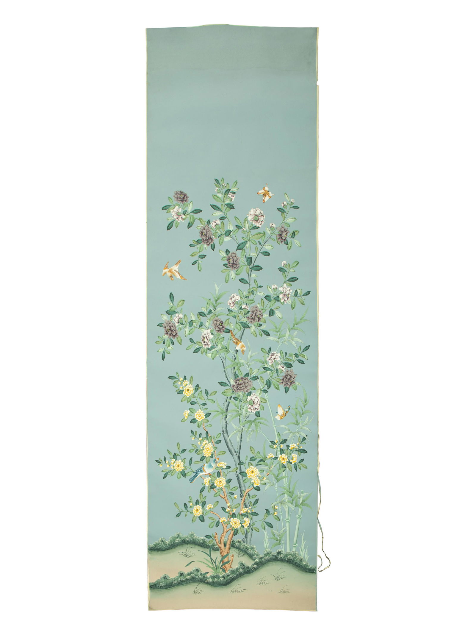Four Hand-Painted French Chinoiserie Design Wallpaper (1 of 2)