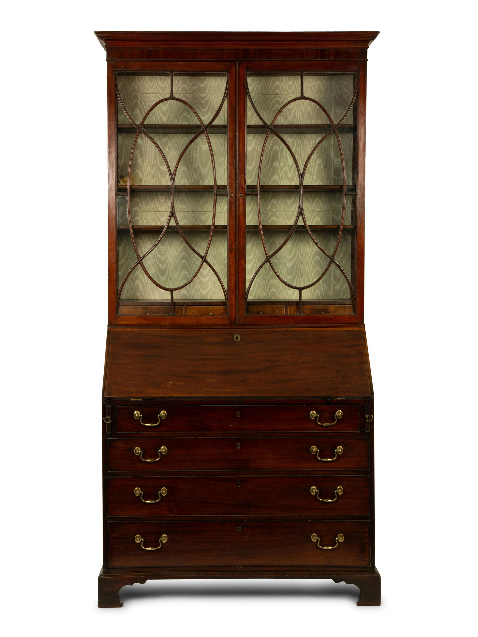 A George III Mahogany  Secretary Cabinet Height 84 (1 of 5)