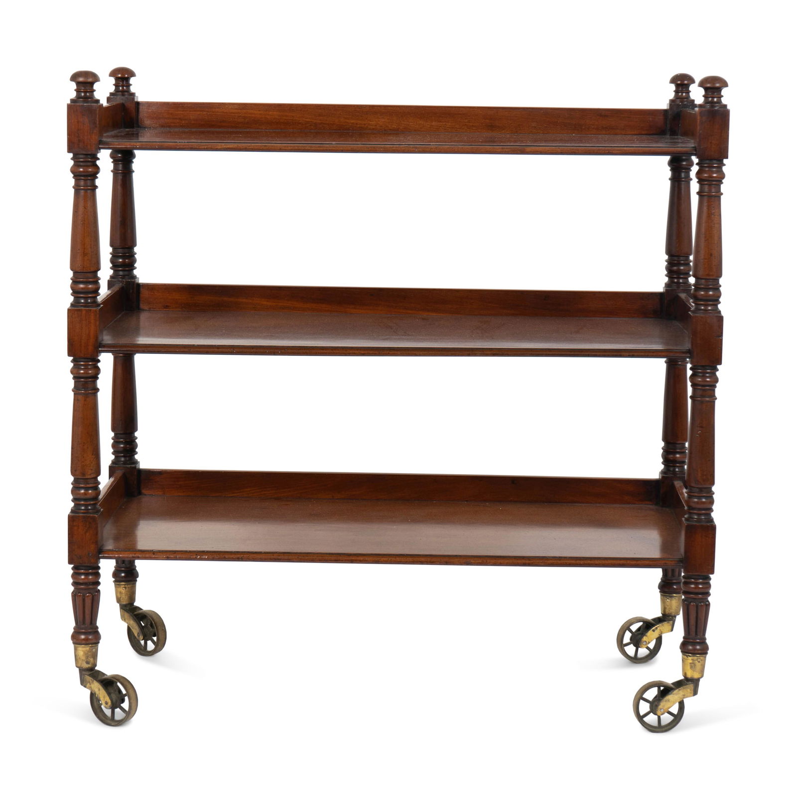 A William IV Mahogany Three-Tier Server Height 40x (1 of 5)