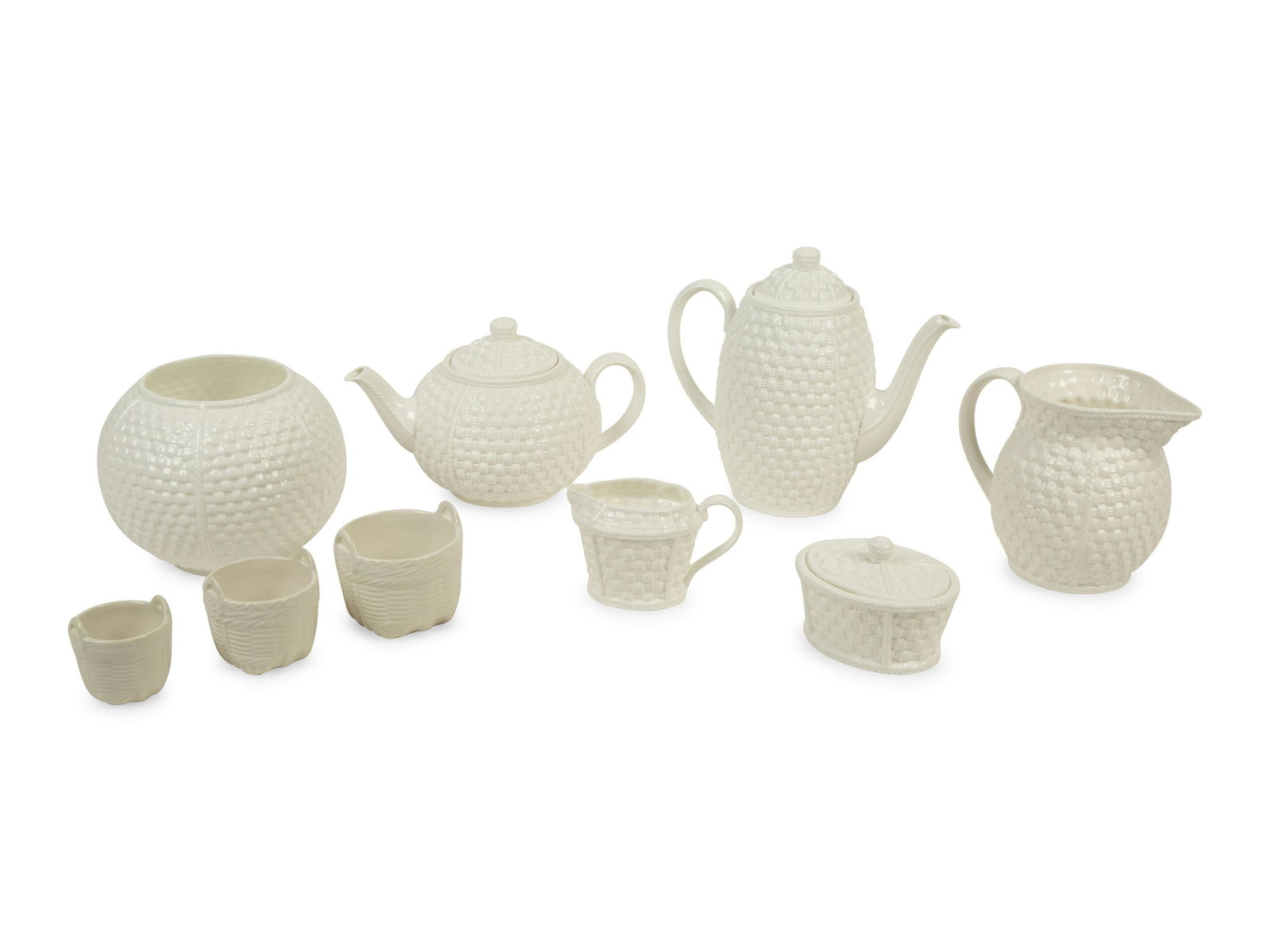 A Group of Six Tiffany and Company  Tiffany Weave (1 of 3)