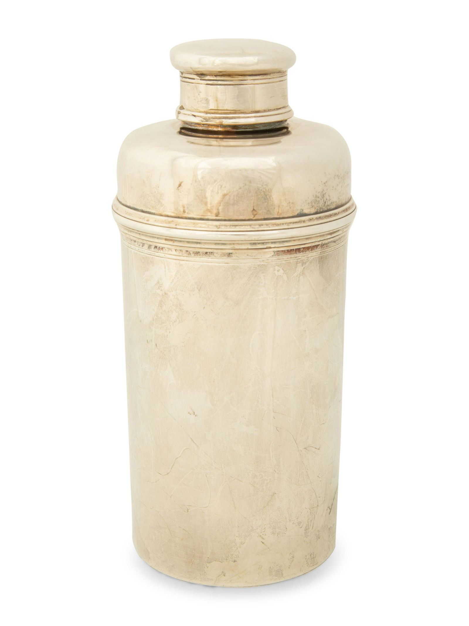 A Tiffany and Co. Silver Cocktail Shaker Height 12 1/2 (1 of 2)