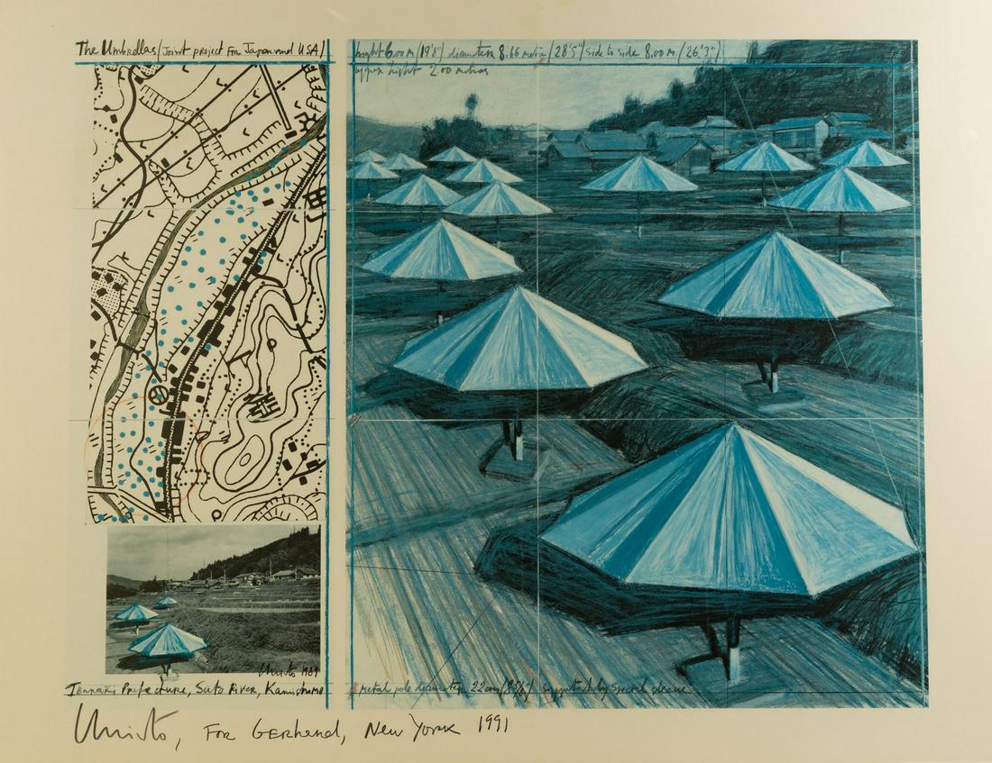 The Umbrella's, Joint Project for USA and Japan (Blue), (1 of 4)