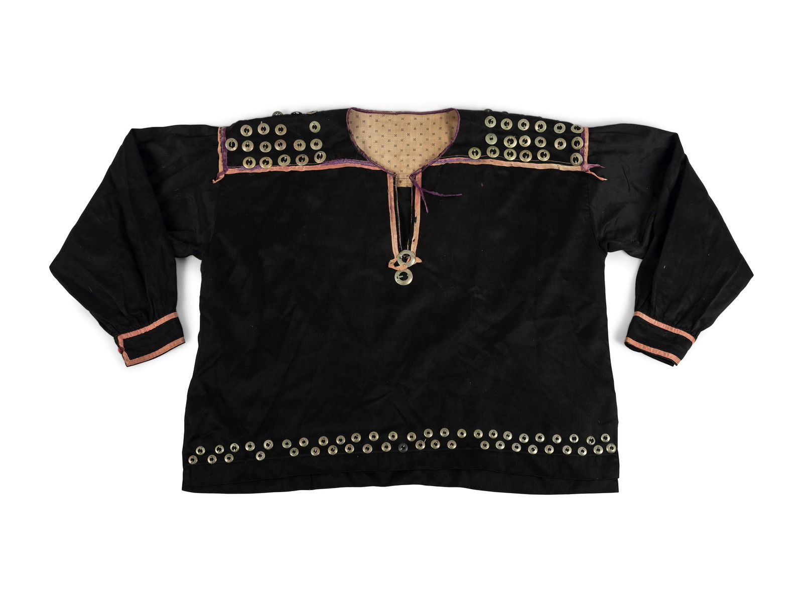 Ho-chunk Ribbon Shirt, with German Silver (1 of 6)