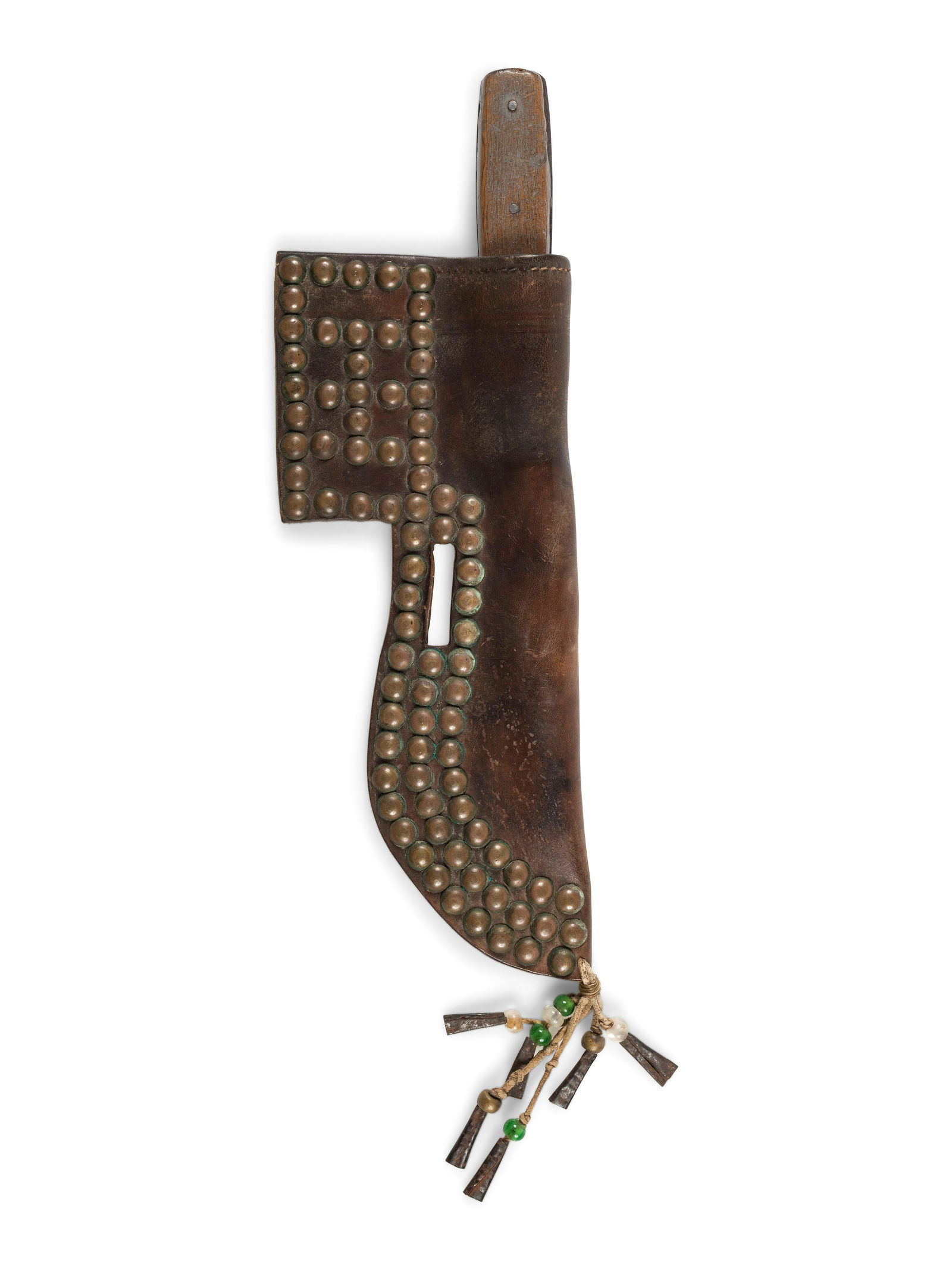 Plains Tacked Knife Sheath, with Knife (1 of 2)