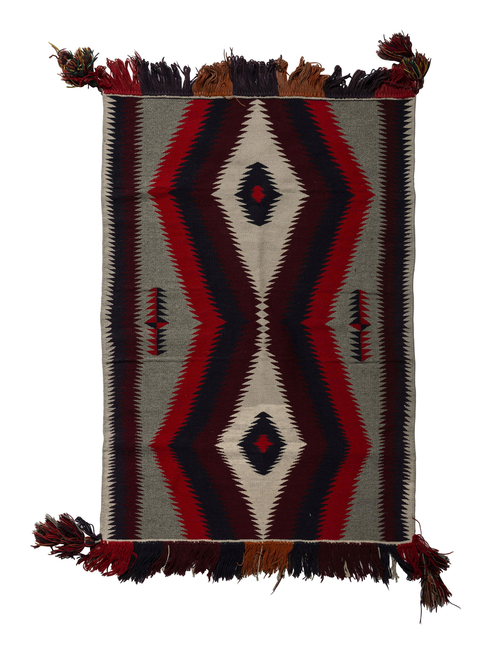 Late Germantown Double Sunday Saddle Blanket / Weaving (1 of 2)