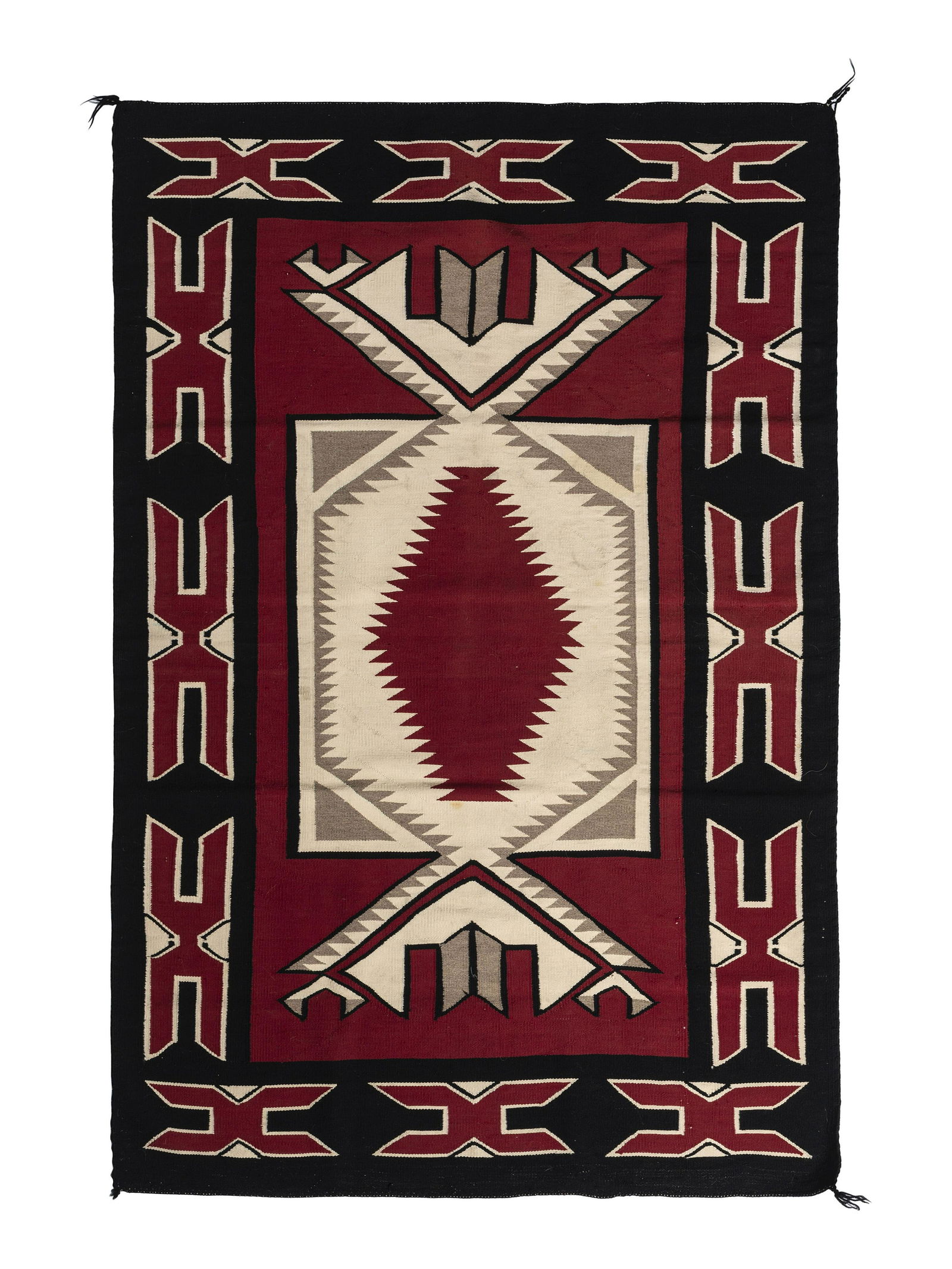 Navajo Modified Storm Pattern Weaving / Rug (1 of 2)