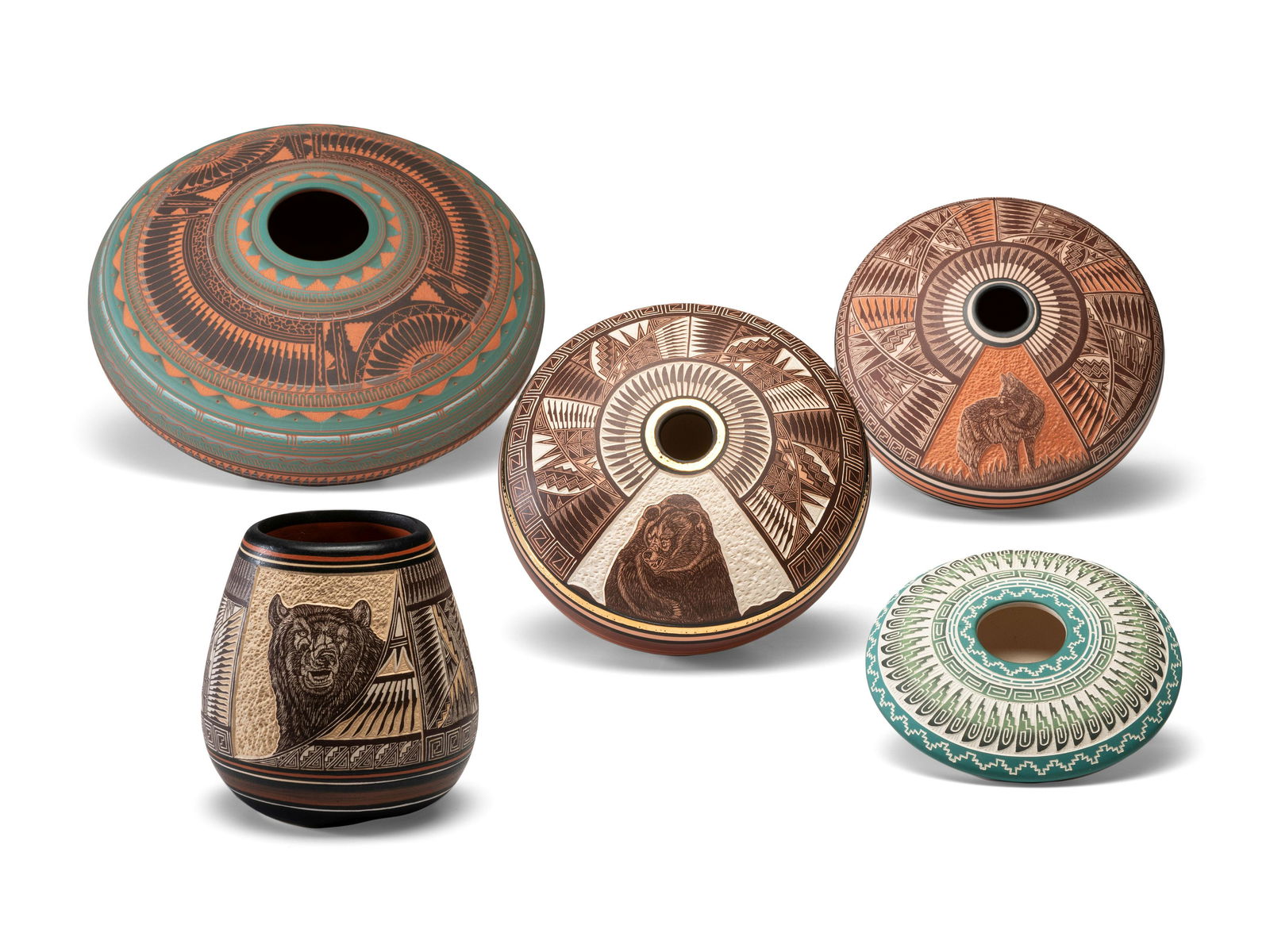 Navajo Polychrome Pottery (1 of 5)