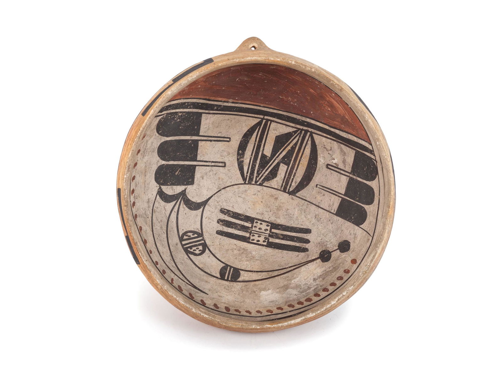 Hopi Polychrome Pottery Bowl (1 of 3)