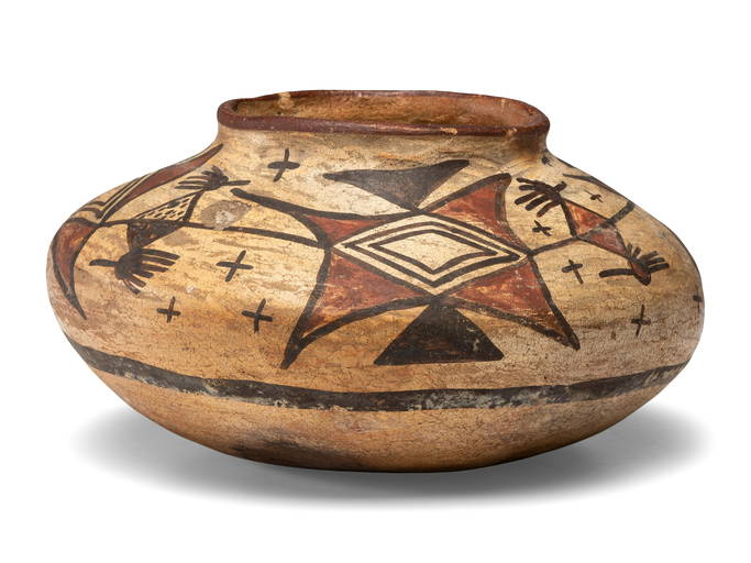 Polacca Polychrome Pottery Jar