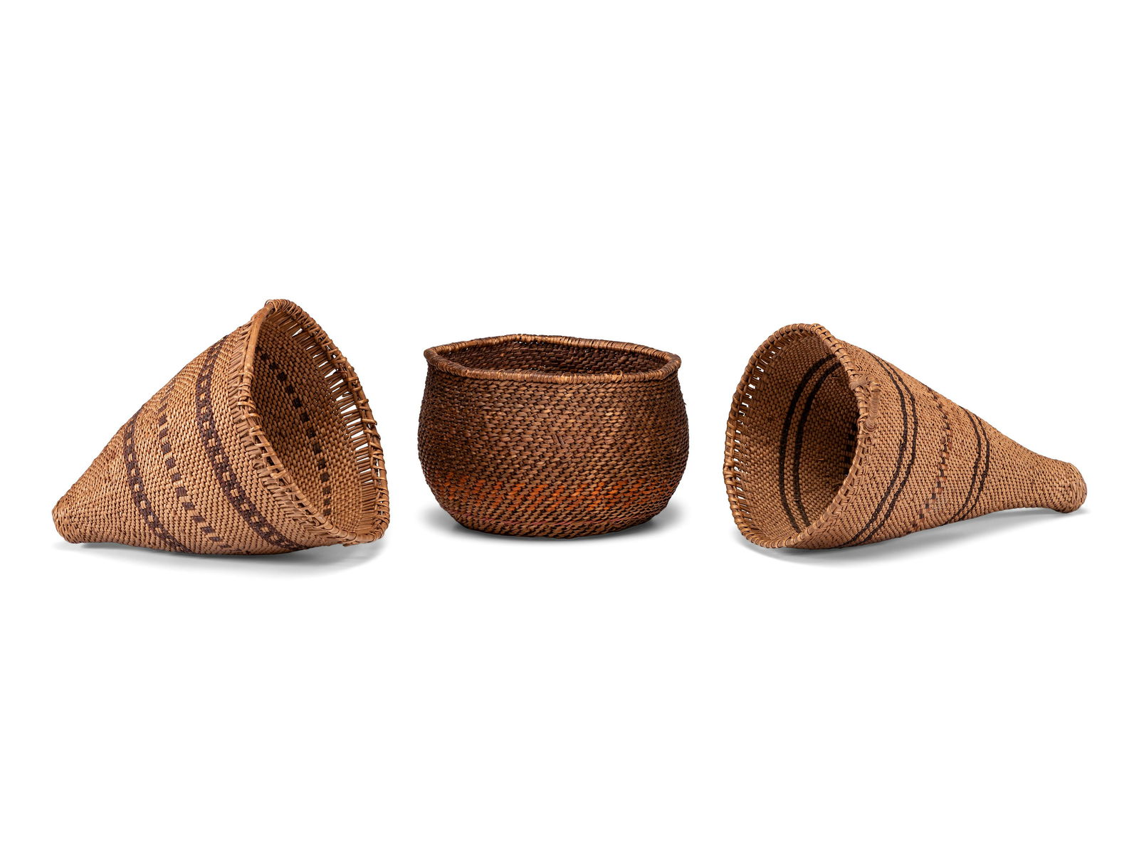 Paiute and Walapai Burden Baskets (1 of 2)