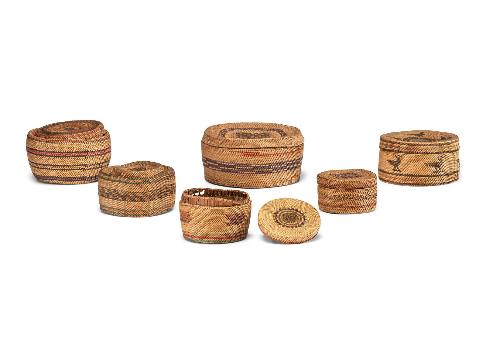 Makah Trinket Baskets (1 of 8)