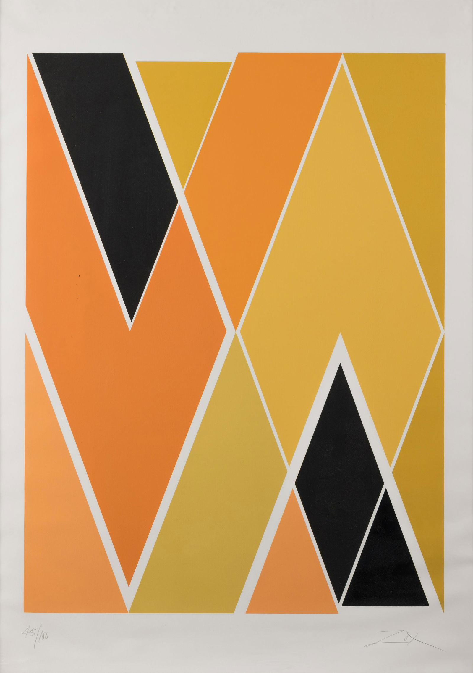 Larry Zox (American, 1936-2006) Untitled (1 of 4)