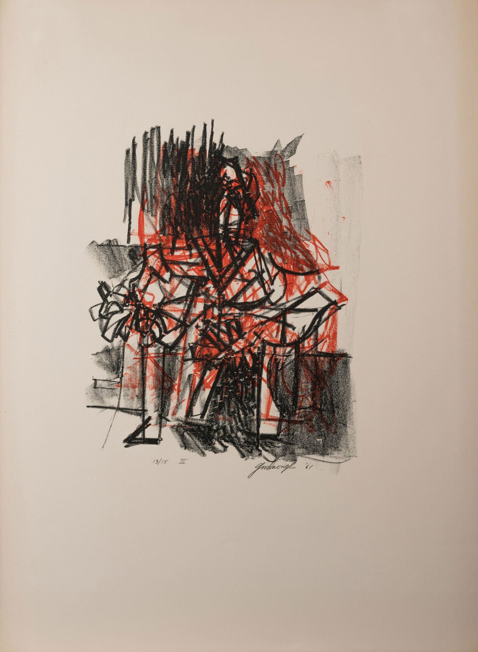 Robert Goodnough (American, 1917-2010) Chief II, 1961 (1 of 5)