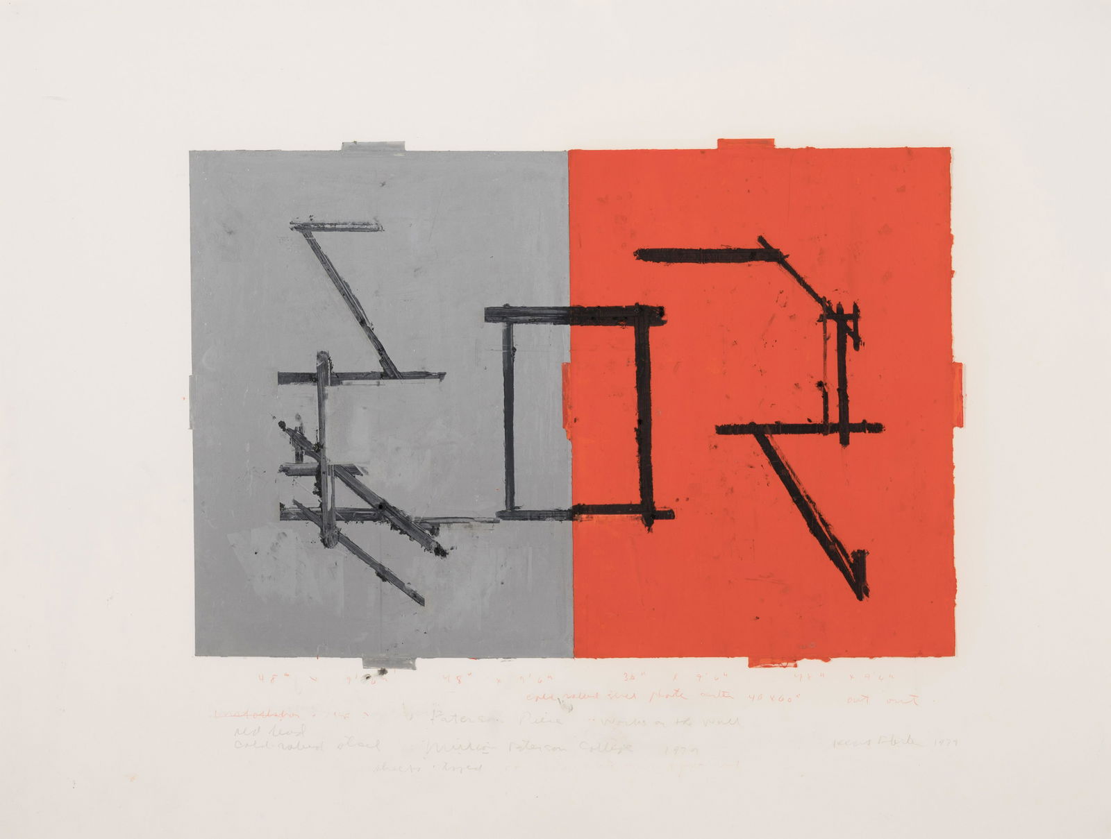 Kent Floeter (American, 1937-2004) Untitled (Study for (1 of 5)