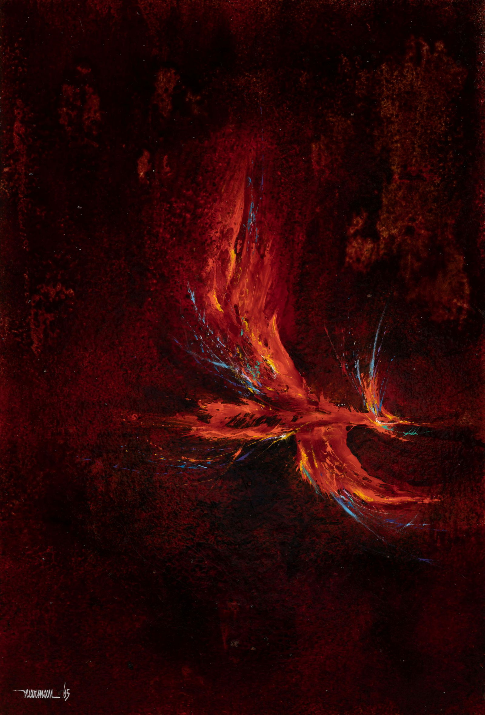 Leonardo Nierman (Mexican, b. 1932) Magic Flight the (1 of 6)