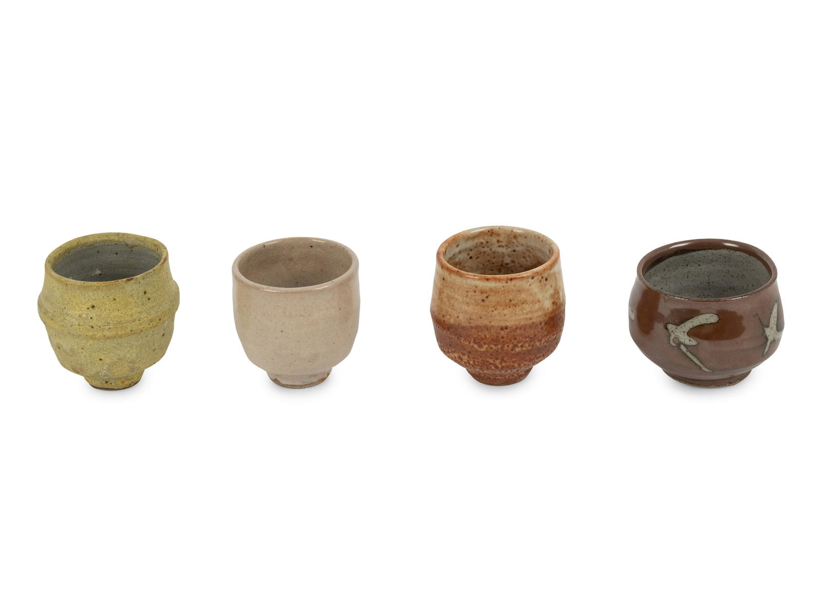 Warren MacKenzie (American, 1924-2018) Four Tea Bowls (1 of 5)