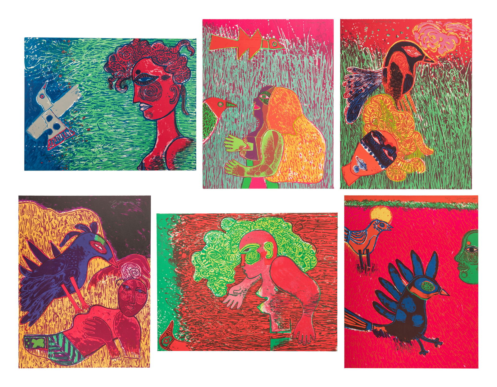 Corneille (Dutch, 1922-2010) Enchantments de L'ete (1 of 20)