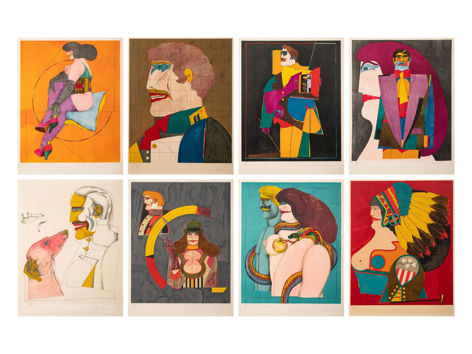 Richard Lindner (American/German, 1901-1978) After Noon (1 of 20)