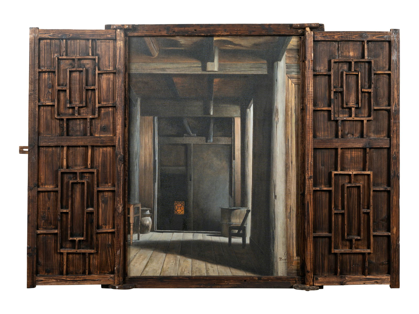 He Datian (Chinese, b. 1950) Farmer's Apartment, 1987 (1 of 5)