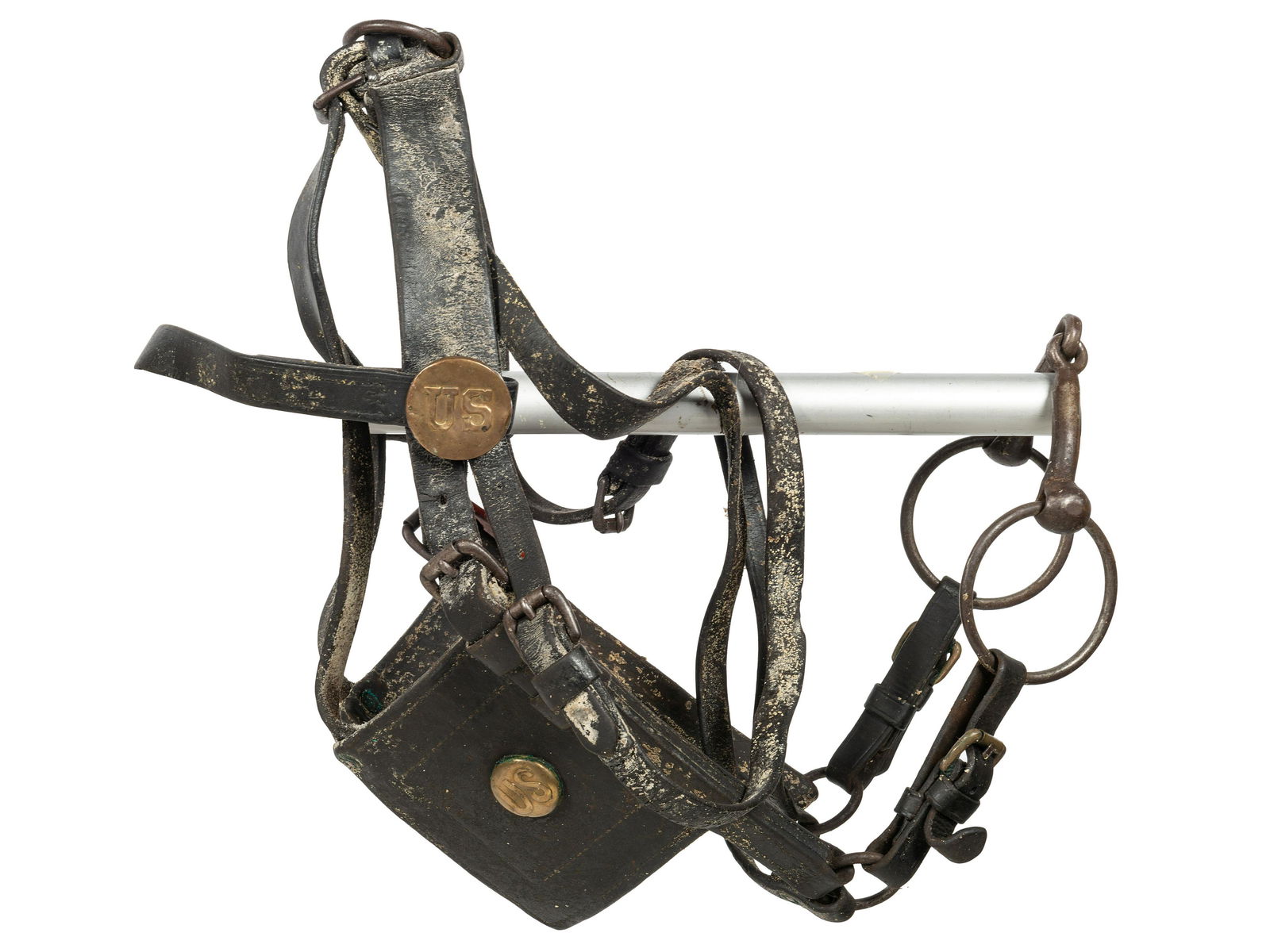 [CIVIL WAR]. A group of 2 bridles, incl. McClellan (1 of 4)