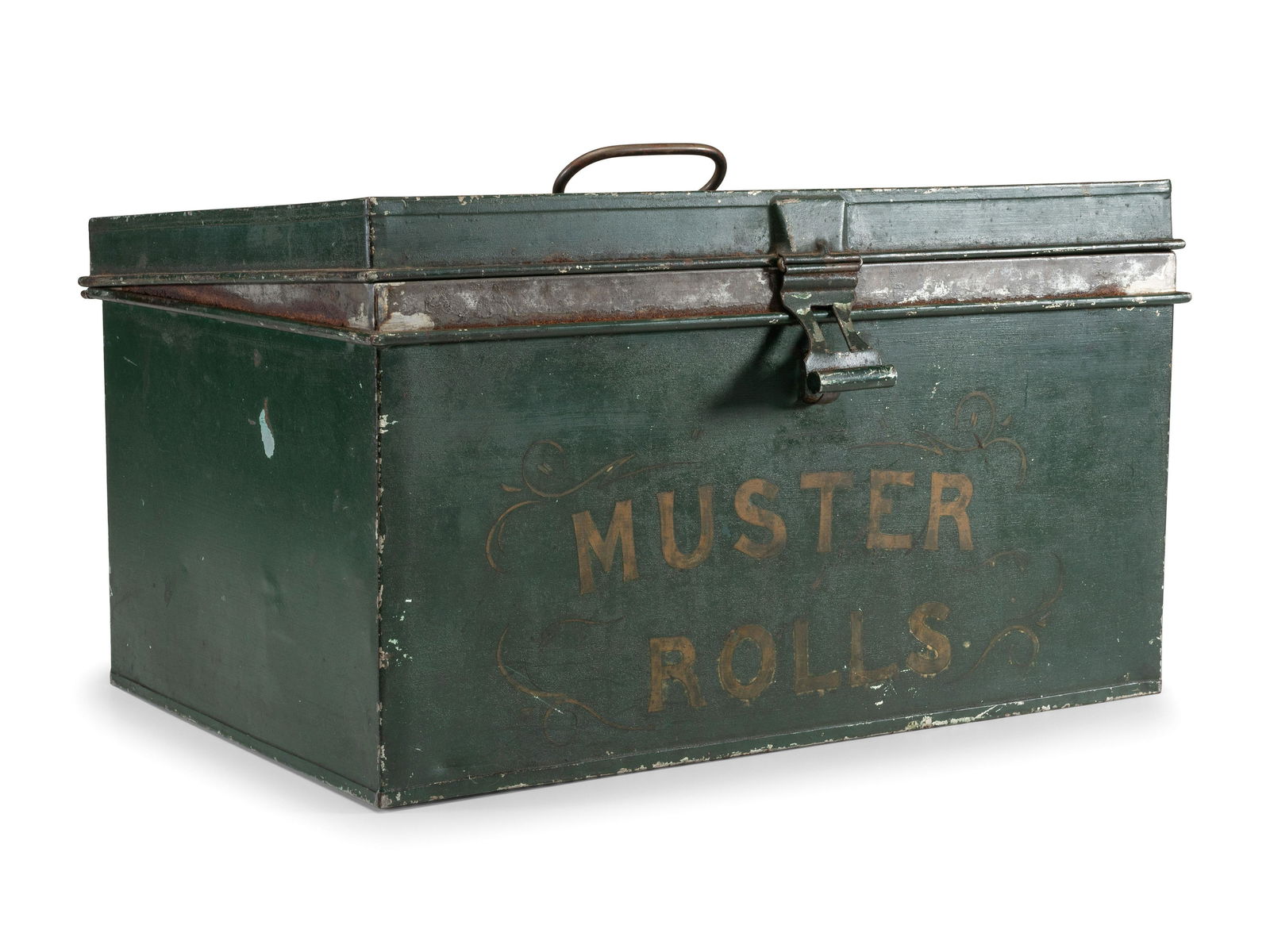 [CIVIL WAR] -- [MAINE]. Tin muster roll box identified (1 of 6)