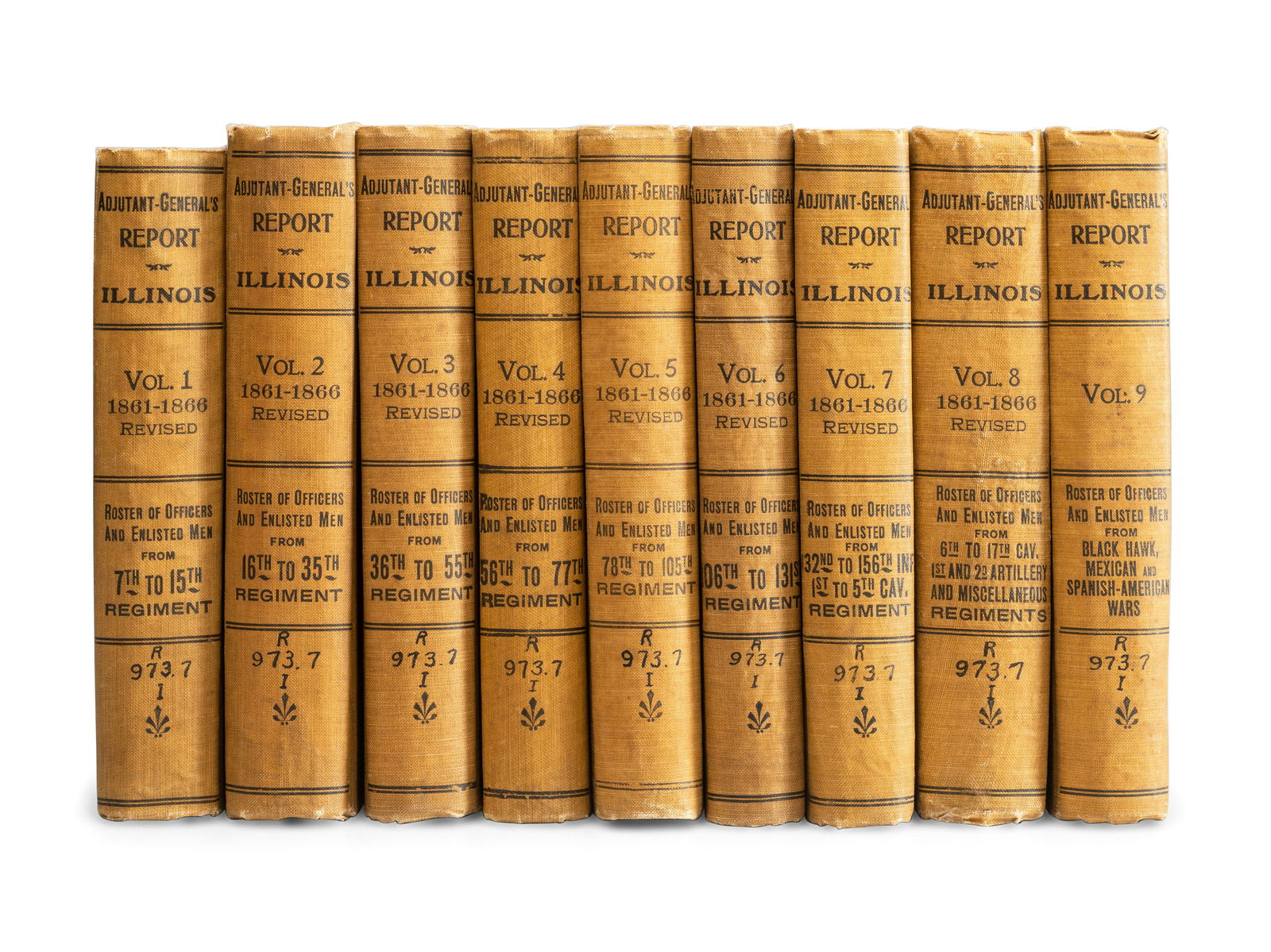 [CIVIL WAR - ILLINOIS]. REECE, J.N.  Report of the (1 of 2)