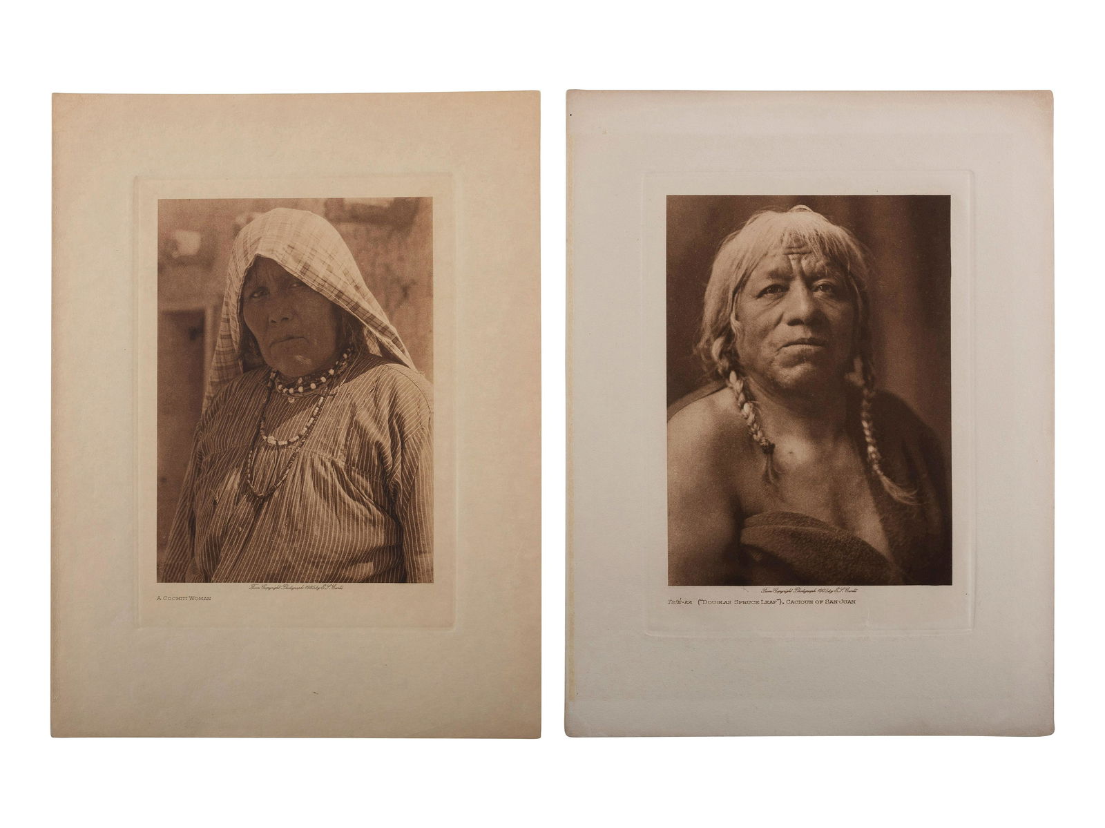 [NATIVE AMERICANS]. CURTIS, Edward S., photographer. A (1 of 10)