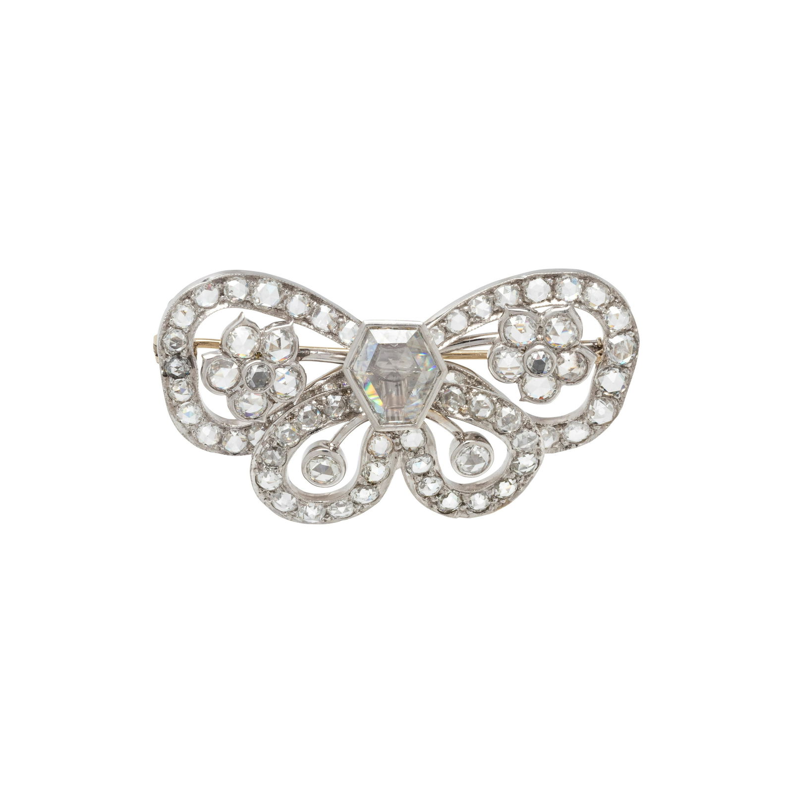 DIAMOND BUTTERFLY BROOCH (1 of 2)